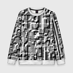 Детский свитшот Серый объёмный эффект