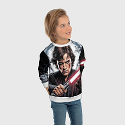Свитшот детский Энакин Скайуокер Anakin Skywalker, цвет: 3D-белый — фото 2