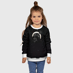 Свитшот детский Дарт вейдер звёзды, цвет: 3D-белый — фото 2