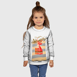 Свитшот детский 9 мая - 80 лет победы, цвет: 3D-белый — фото 2