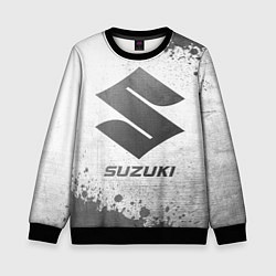 Свитшот детский Suzuki - white gradient, цвет: 3D-черный