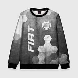 Свитшот детский Fiat - grey gradient вертикально, цвет: 3D-черный