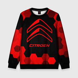 Свитшот детский Citroen - red gradient, цвет: 3D-черный