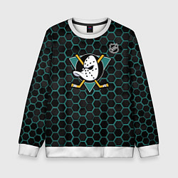 Детский свитшот Анахайм Дакс - черные соты