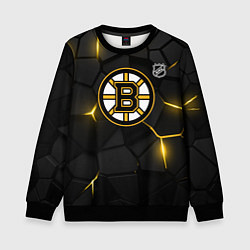 Детский свитшот Бостон Брюинз - плиты с подсветкой