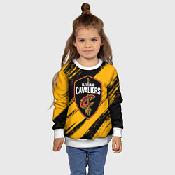 Свитшот детский Cleveland Cavaliers NBA, цвет: 3D-белый — фото 2