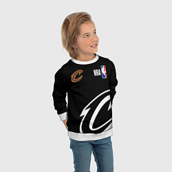 Свитшот детский Cleveland Cavaliers basketball, цвет: 3D-белый — фото 2