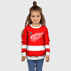 Свитшот детский Detroit Red Wings hockey, цвет: 3D-белый — фото 2