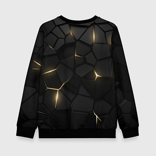 Детский свитшот Вегас Голден Найтс - НХЛ хоккей / 3D-Черный – фото 2