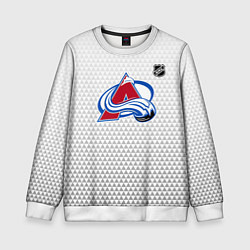 Детский свитшот Колорадо Эвеланш - белый геометрический градиент