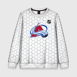 Свитшот детский Колорадо Эвеланш - белые соты, цвет: 3D-белый