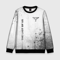 Детский свитшот The Last Of Us - white gradient вертикально