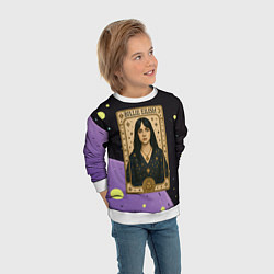 Свитшот детский Билли Айлиш в стиле Таро, цвет: 3D-белый — фото 2