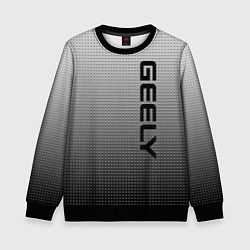 Свитшот детский Geely серый текстурный, цвет: 3D-черный