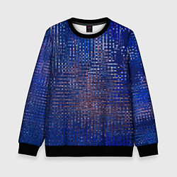 Детский свитшот Текстурный тёмный синий