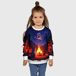 Свитшот детский Собака и гаст, цвет: 3D-белый — фото 2