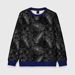 Детский свитшот Palm black and white