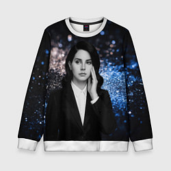 Свитшот детский Lana Del Rey в костюме, цвет: 3D-белый