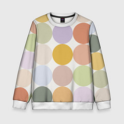 Детский свитшот Цветочный горошек