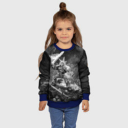 Свитшот детский Робаут Жиллиман - Ультрамарины Warhammer, цвет: 3D-синий — фото 2