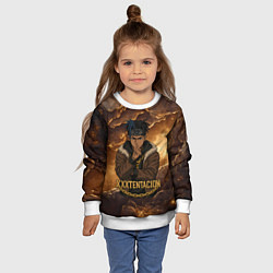 Свитшот детский XXXTentacion anime style, цвет: 3D-белый — фото 2