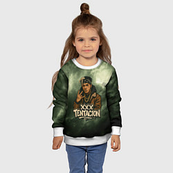 Свитшот детский XXXTentacion anime, цвет: 3D-белый — фото 2