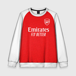 Свитшот детский Арсенал Лондон домашняя форма 2025 2026, цвет: 3D-белый