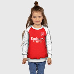 Свитшот детский Аршавин форма Арсеал, цвет: 3D-белый — фото 2