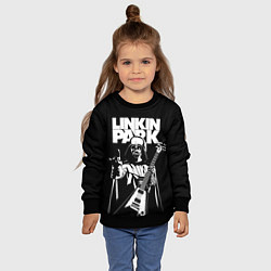 Свитшот детский Linkin Park и Дарт Вейдер, цвет: 3D-черный — фото 2