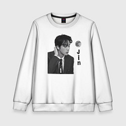 Свитшот детский Джин bts, цвет: 3D-белый