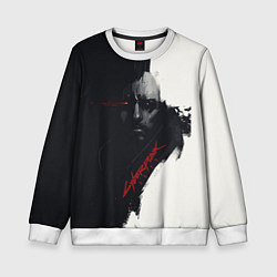 Свитшот детский Cyberpunk 2077, цвет: 3D-белый