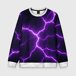 Детский свитшот Фиолетовые молнии