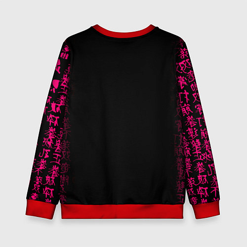 Детский свитшот Дандадан, Окарун / 3D-Красный – фото 2