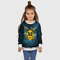 Свитшот детский Wu-tang clan пчелы, цвет: 3D-белый — фото 2