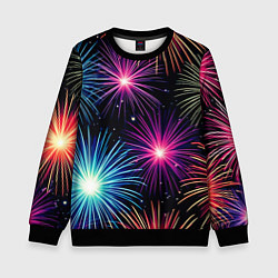 Детский свитшот Стилизованный праздничный салют