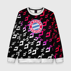 Свитшот детский Бавария Мюнхен jojo anime, цвет: 3D-белый