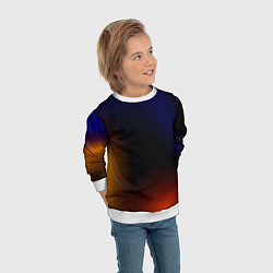Свитшот детский Color black red blue, цвет: 3D-белый — фото 2