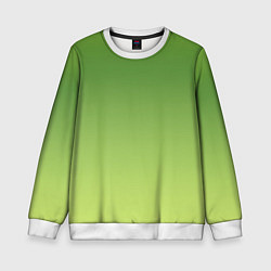 Детский свитшот Color green yellow