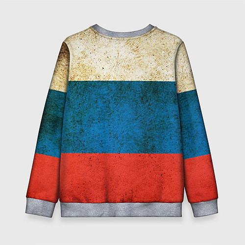 Детский свитшот Герб имперской России / 3D-Меланж – фото 2