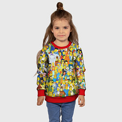 Свитшот детский Simpsons Stories, цвет: 3D-красный — фото 2