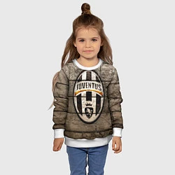 Свитшот детский Juventus, цвет: 3D-белый — фото 2