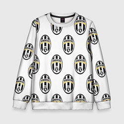 Свитшот детский Juventus Pattern, цвет: 3D-белый