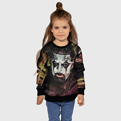 Свитшот детский Slipknot Face, цвет: 3D-черный — фото 2
