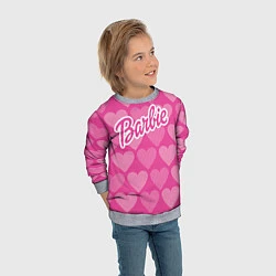 Свитшот детский Barbie, цвет: 3D-меланж — фото 2