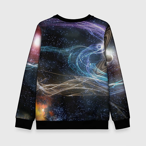 Детский свитшот Police Box / 3D-Черный – фото 2