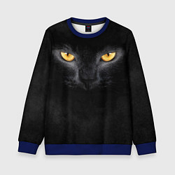 Детский свитшот Черная кошка