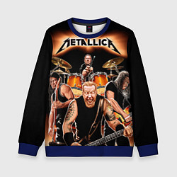 Свитшот детский Metallica Band, цвет: 3D-синий