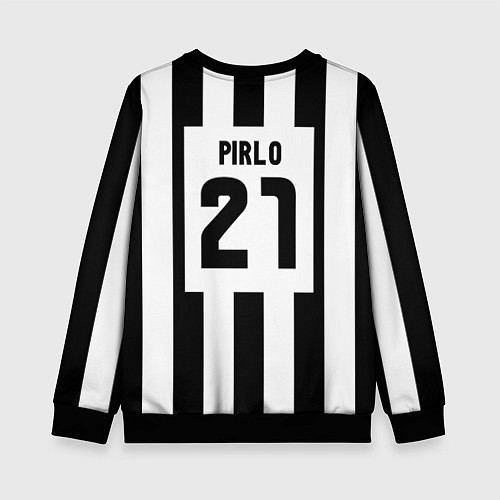 Детский свитшот Juventus: Pirlo / 3D-Черный – фото 2