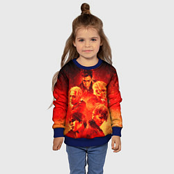 Свитшот детский Big Bang: Flame Boys, цвет: 3D-синий — фото 2