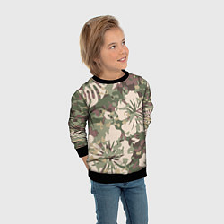 Свитшот детский Камуфляж, цвет: 3D-черный — фото 2